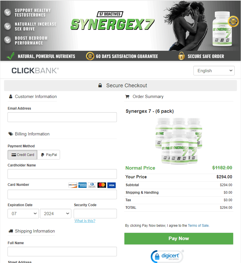 Synergex 7 order